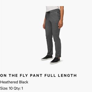 Lululemon On The Fly Pants Full Length